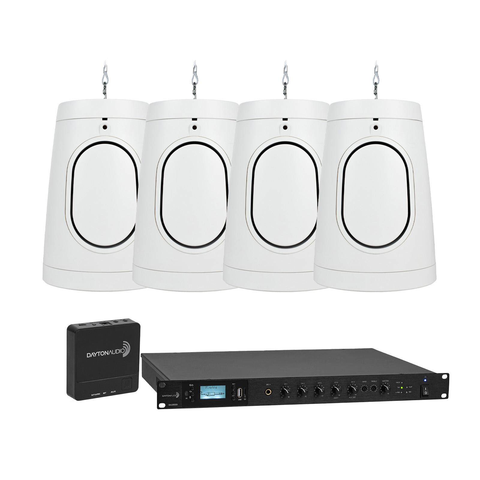 Commercial Four Speaker Sound System for Small Cafe Bar Restaurant